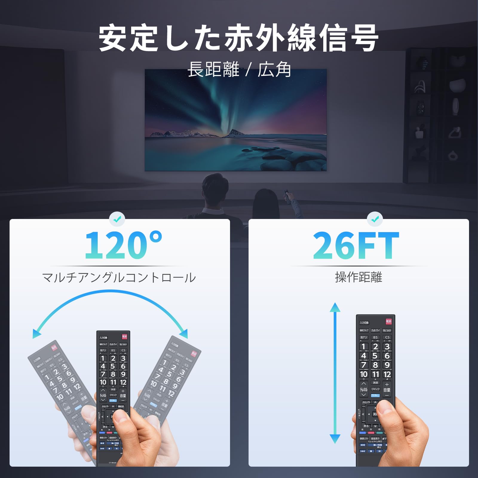 Amazon | テレビリモコン CT-90425 for TOSHIBA 東芝レグザリモコン